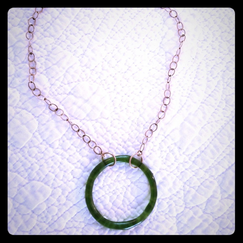 Smart glass necklace